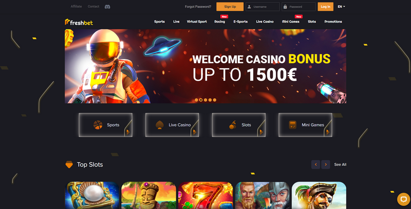 Avis sur Freshbet Casino Avis sur Freshbet Casino